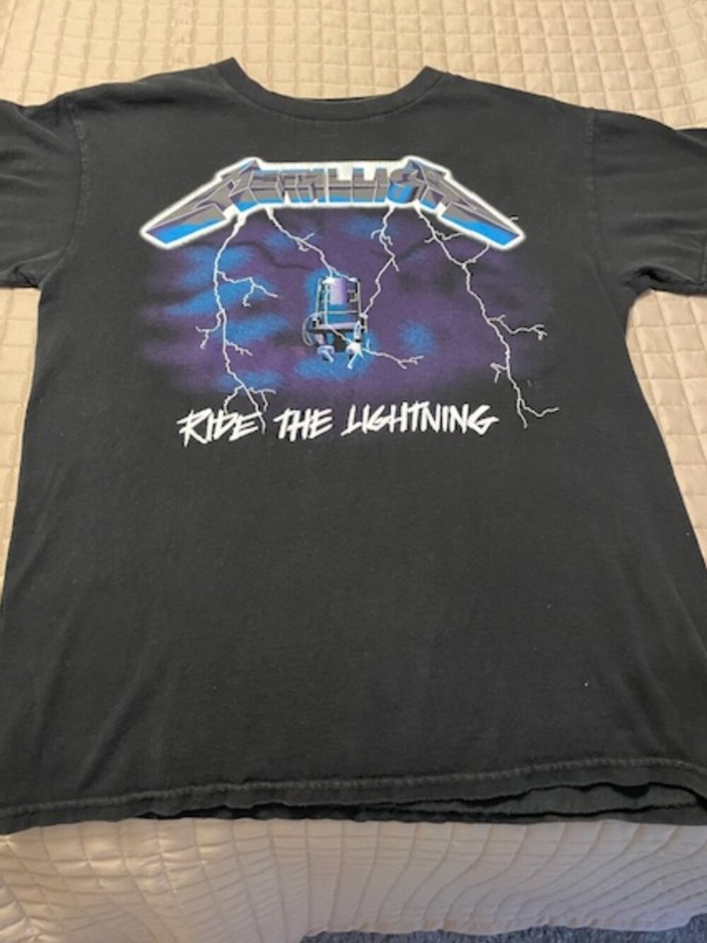 Metallica - Ride the Lightening Vintage T-Shirt Medium